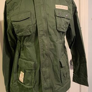 Woolrich Boys military style jacket size 14-16